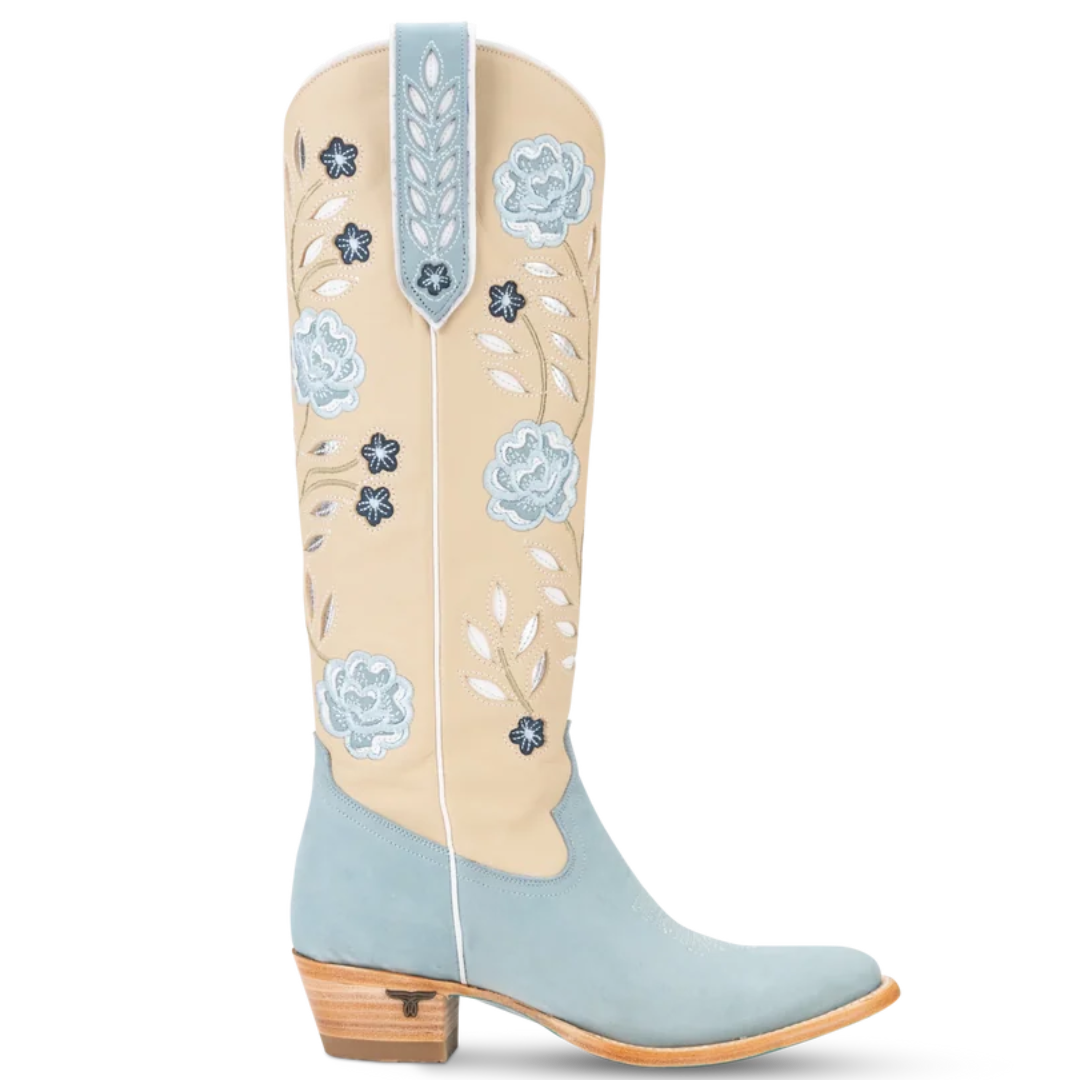 Lane Ladies Kenzie Blueberry Buttermilk Leather Western Boot LB2607B
