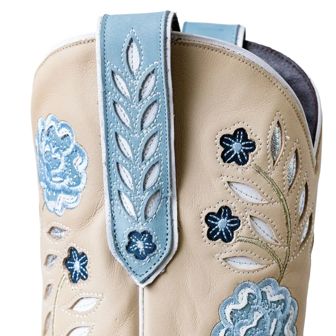 Lane Ladies Kenzie Blueberry Buttermilk Leather Western Boot LB2607B