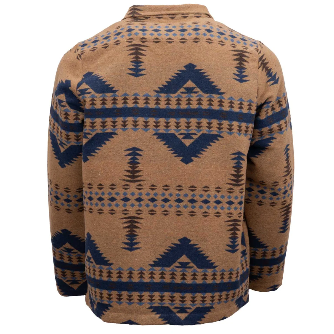Outback Trading Co. Chase Henley 1/4 Zip Pullover Jacket 29933-TAN