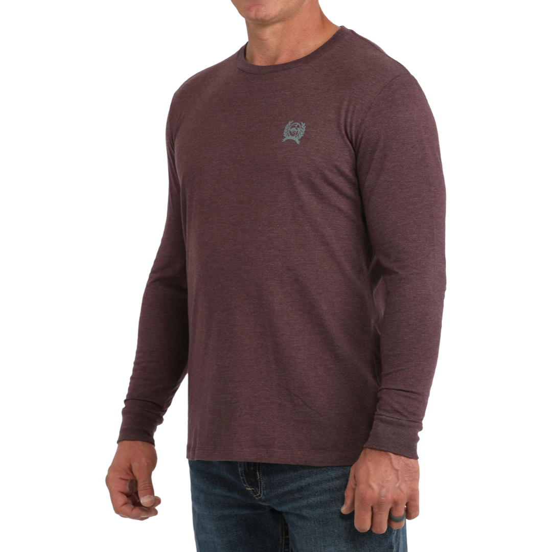 Cinch Men's Lead Don't Follow Purple T-Shirt MTT1721024