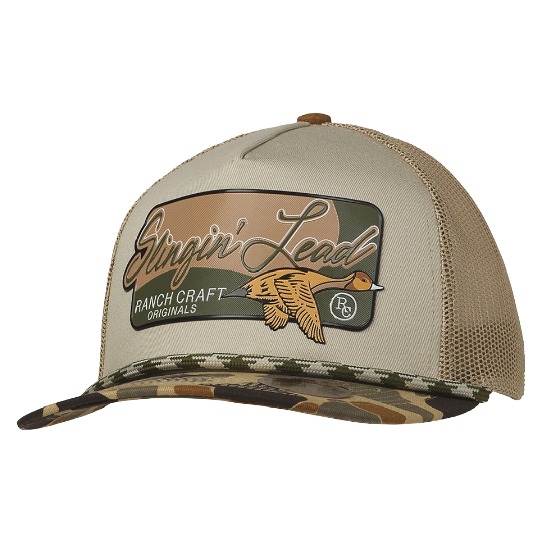 Ranch Craft Orginals Men's Tan Duck Camo Trucker Hat 191002208