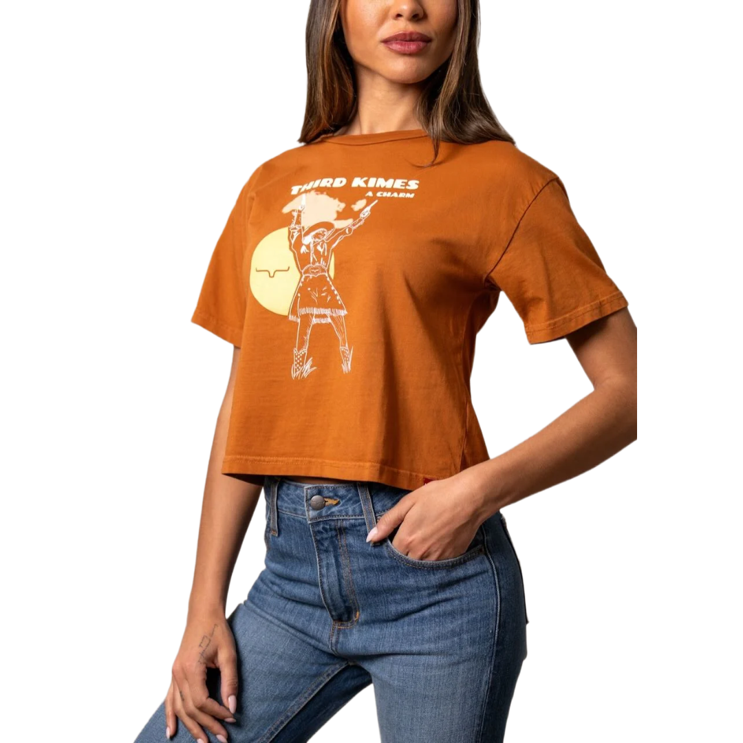 Kimes Ranch Ladies Charming Rust Graphic T-Shirt WSH0000093-BN024
