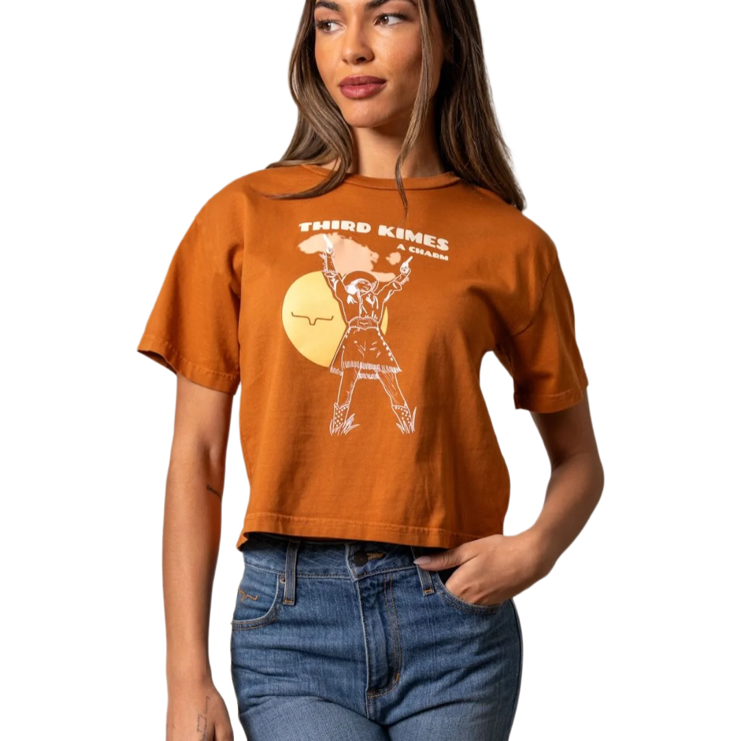 Kimes Ranch Ladies Charming Rust Graphic T-Shirt WSH0000093-BN024