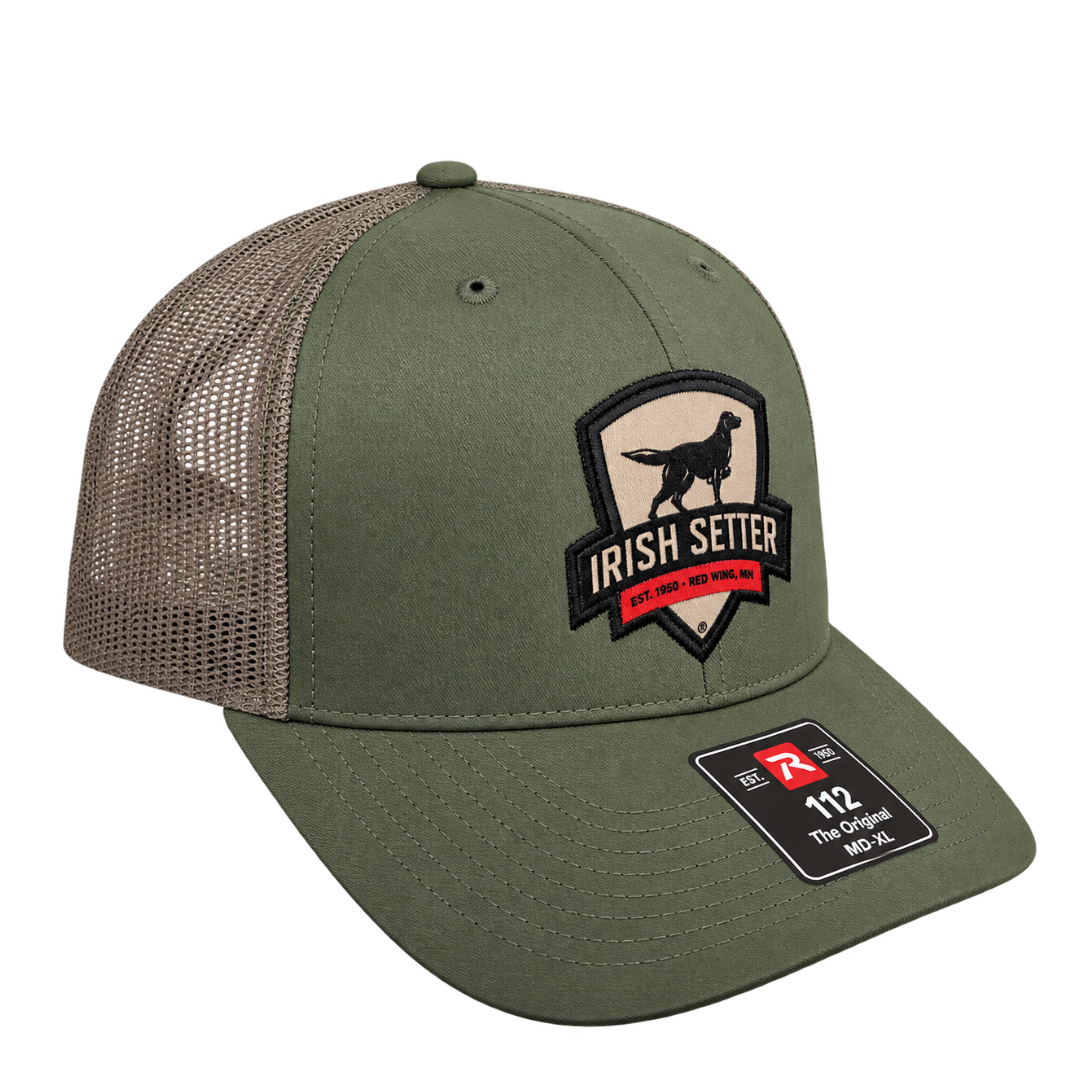 Irish Setter Loden Green Logo 6 Panel Richardson 112 Baseball Cap 97802