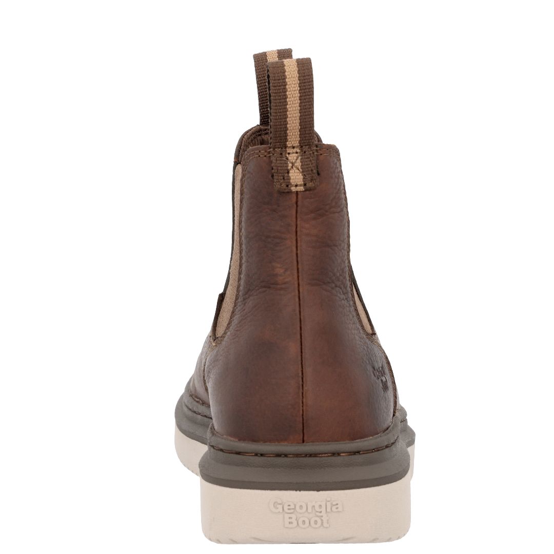 Georgia Boot Men's Wedge Superlyte Brown Chelsea Work Boot GB00742