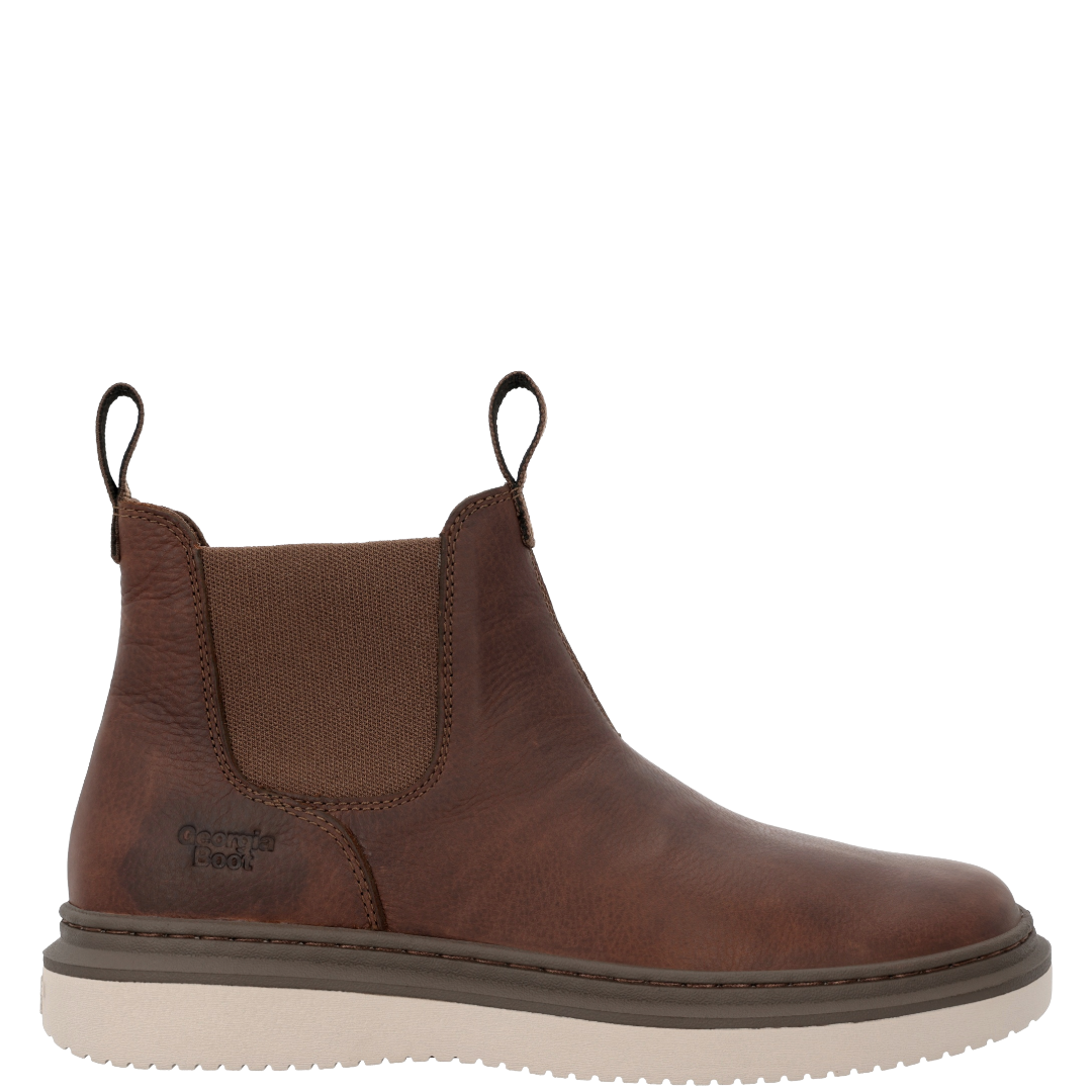 Georgia Boot Men's Wedge Superlyte Brown Chelsea Work Boot GB00742