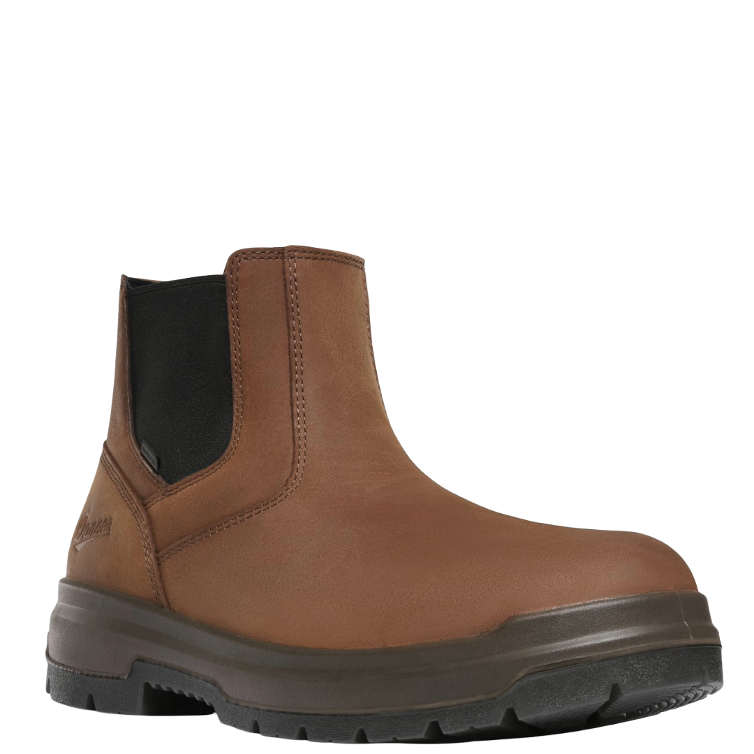 Danner Men's Ground Control 6" Brown Chelsea Work Boot 14522