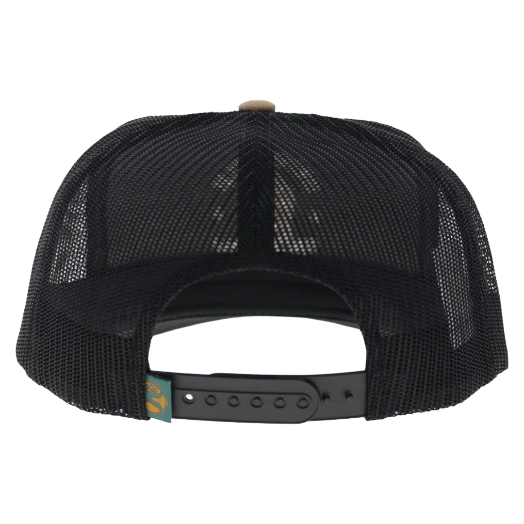 Hooey Quanah Green & Black 5-Panel Trucker Cap 2626T-GRBK