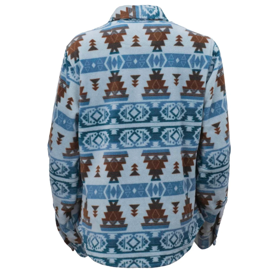 Outback Trading Co. Ladies Skylar Blue Western Big Shirt 40387-BLU