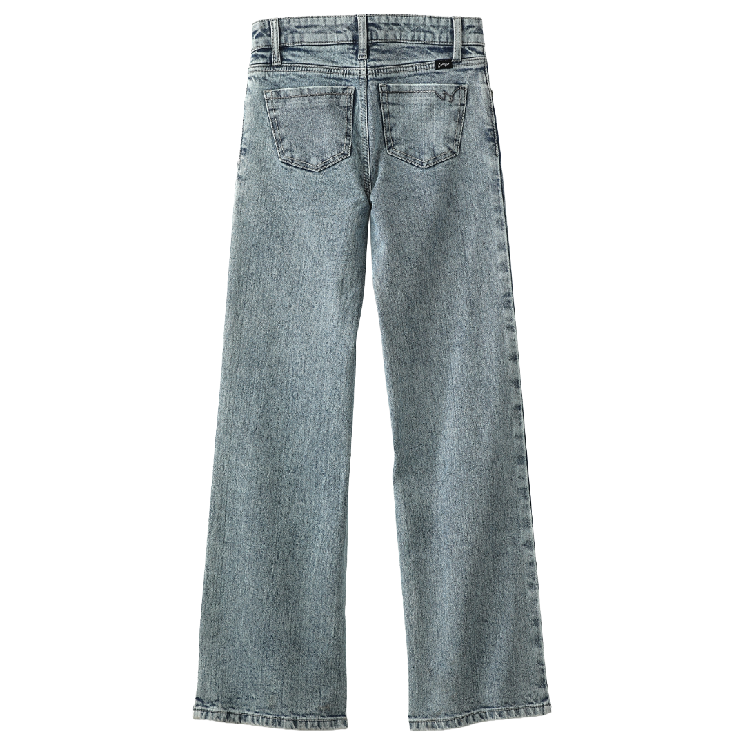 Cinch Girl's Indigo Blue Wide Leg Jeans CB23261001