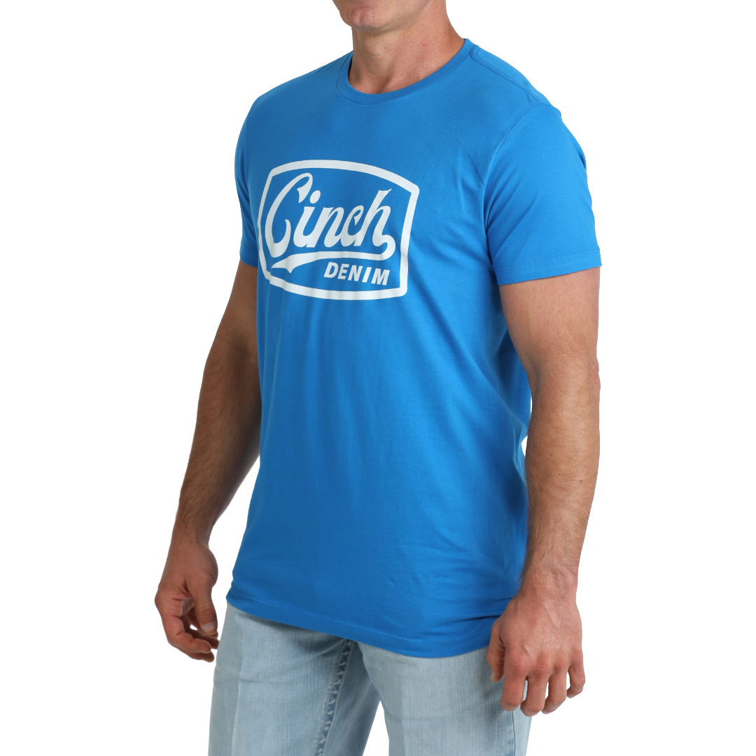 Cinch Men's Royal Blue Logo Graphic T-Shirt MTT1690734