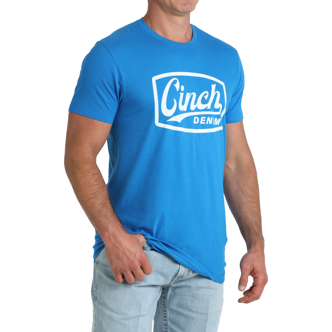 Cinch Men's Royal Blue Logo Graphic T-Shirt MTT1690734