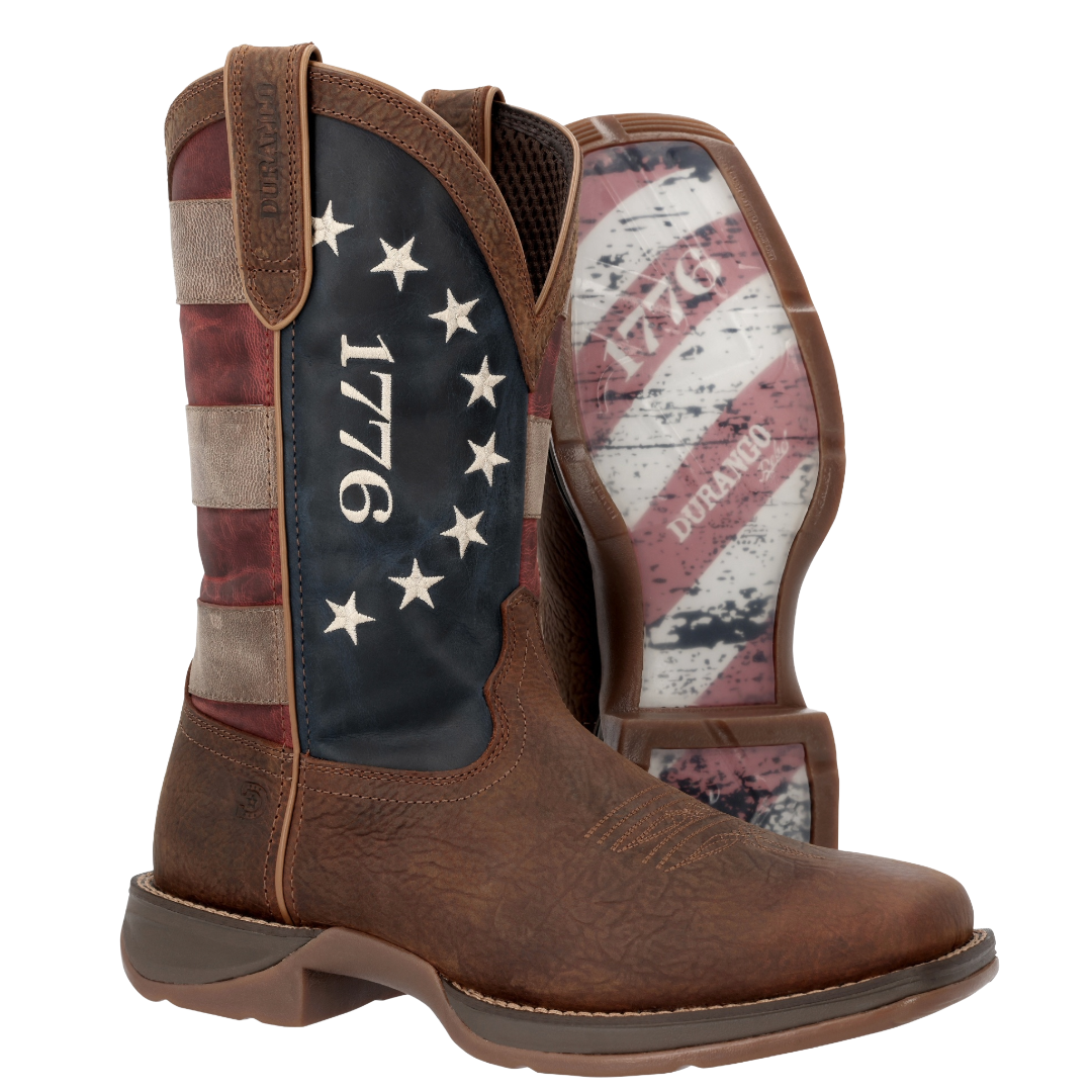 Durango Men's Rebel™ America 250 Flag Western Boot DDB0566