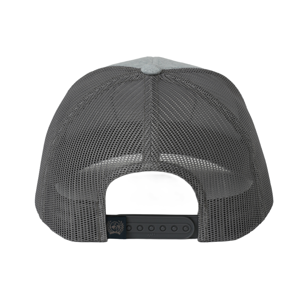 Cinch Men's Gray 6 Panel Embroidered Logo Patch Cap MCC0660657