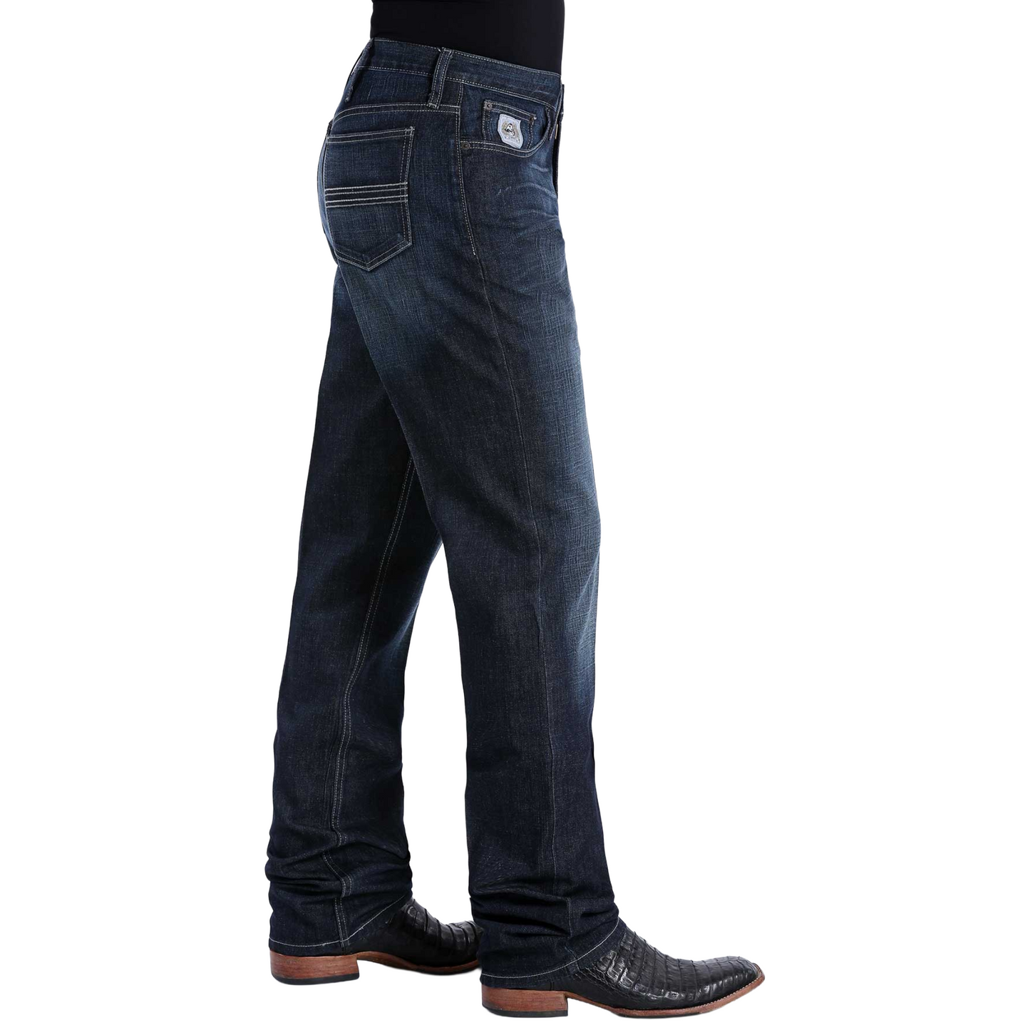Cinch Men's Silver Label Indigo Relaxed Straight Leg Jean MB98034007