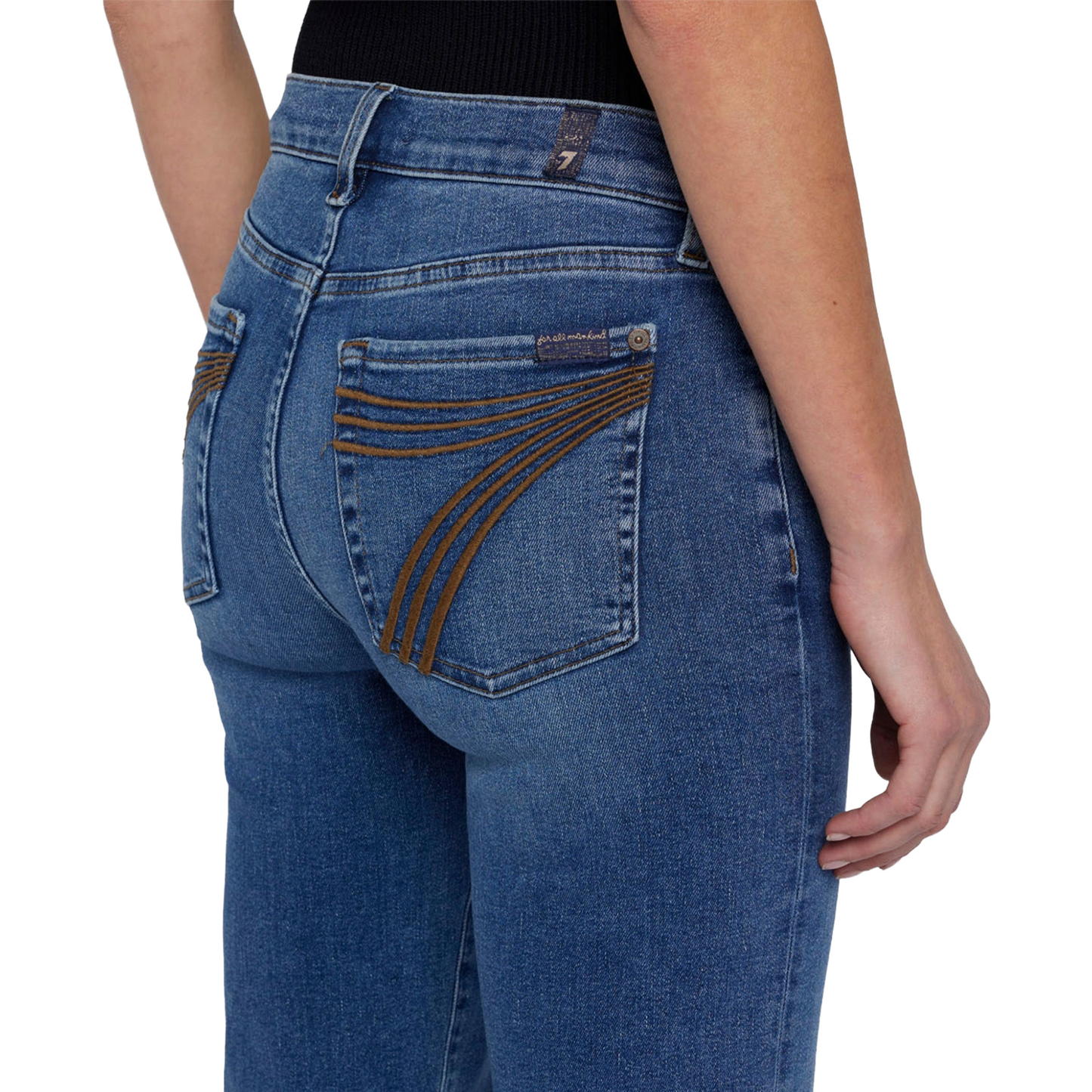 7 For All Mankind Ladies Dojo Clara Flare Denim Jean 7U451330