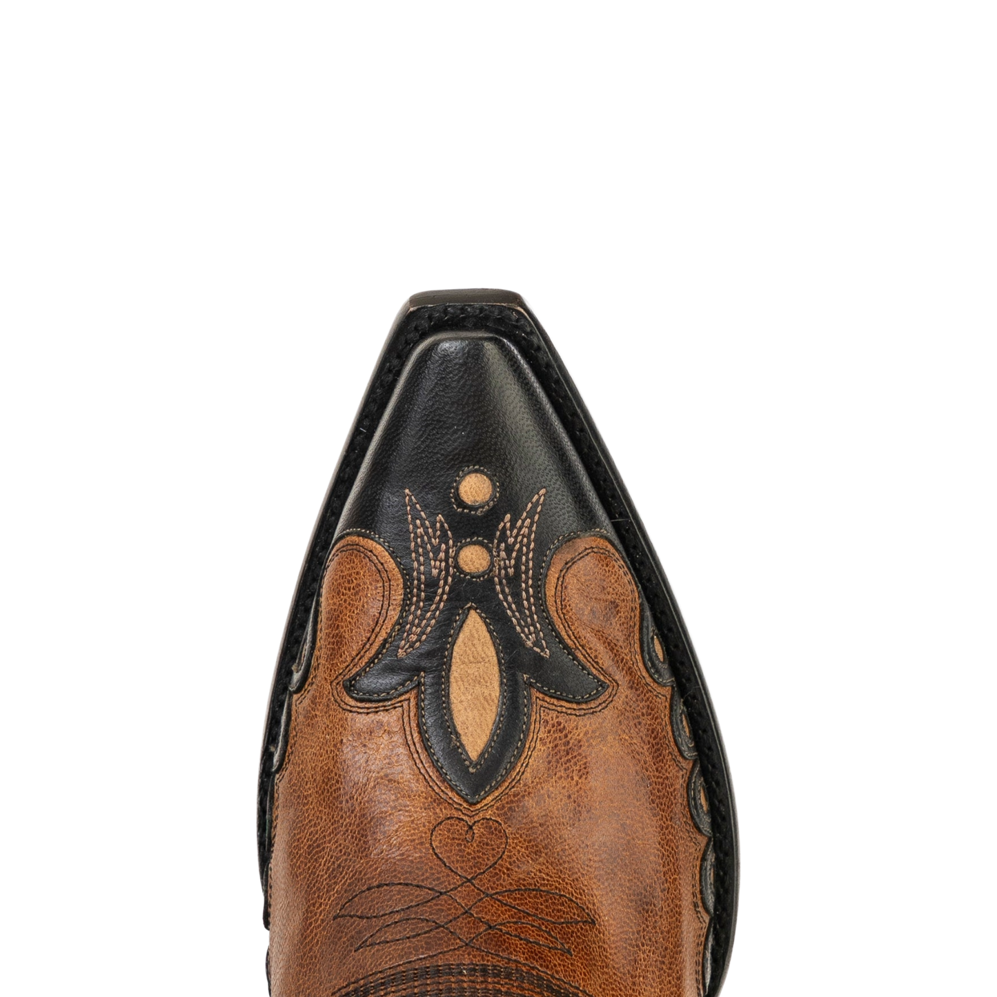 Double D Ranch Ladies Horsiculture Bone & Nut Leather Western Boot DDL1079-1