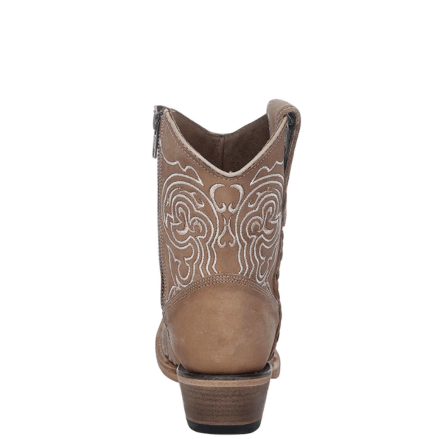 Circle G by Corral Ladies Sand Tan Embroidered Leather Ankle Boot L8020