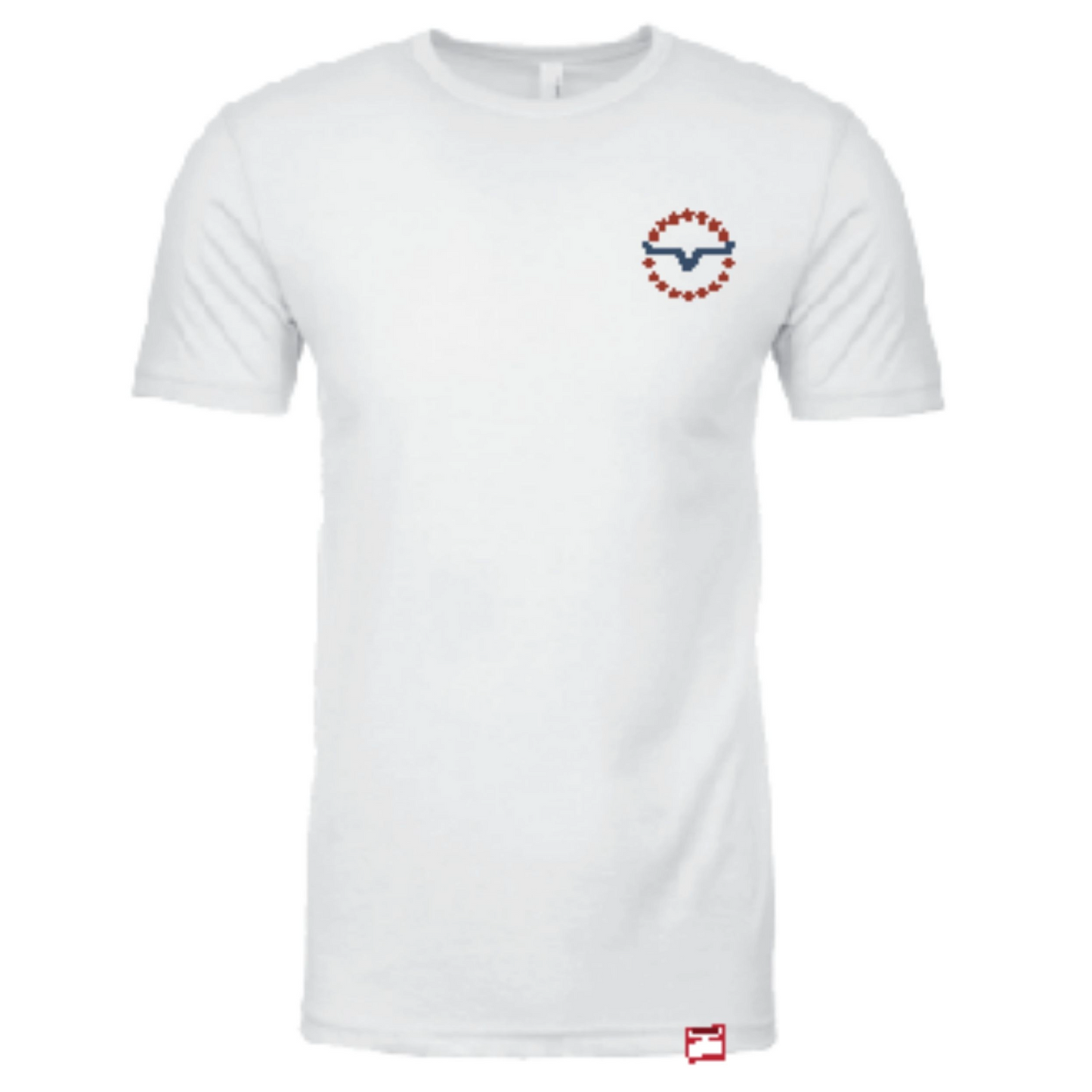 Kimes Ranch White Vintage Flag T-Shirt MSH0000202-WE001