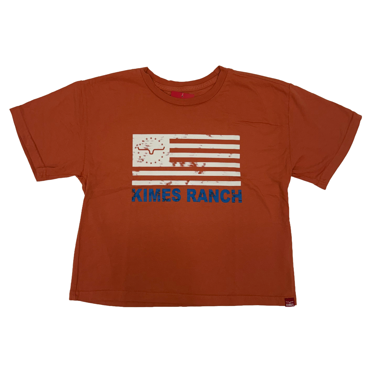 Kimes Ranch Ladies Spice Red Flag T-Shirt WSH0000124-RD046