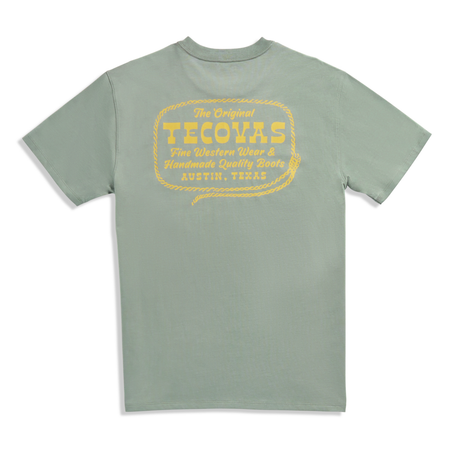 Tecovas Men's Original Rope Cactus Green Shirt 40383-CAY