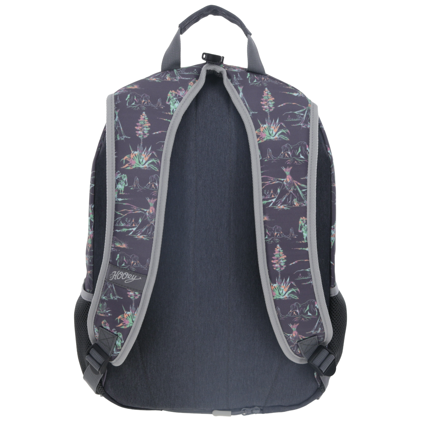 Hooey Rockstar Charcoal & Grey Print Backpack BP2602CHPR
