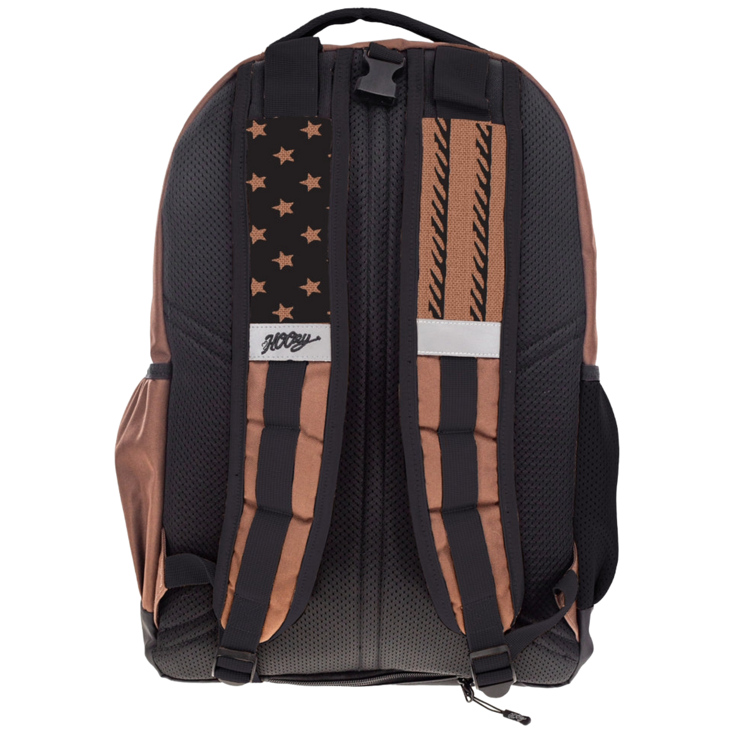 Hooey Ox Brown & Black Flag Graphic Backpack BP2603BRBK