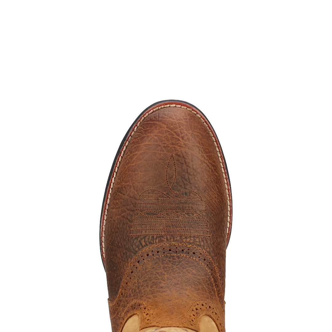 Ariat Men's Heritage Stockman Tumbled Brown Western Boot 10002247