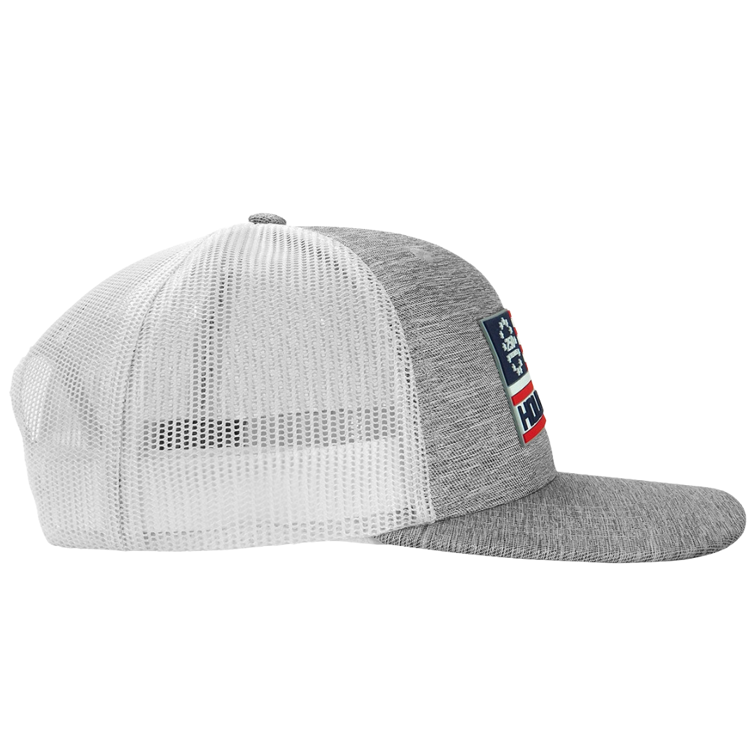 Hold Fast Heathered Flag Grey Trucker Cap HFC5335