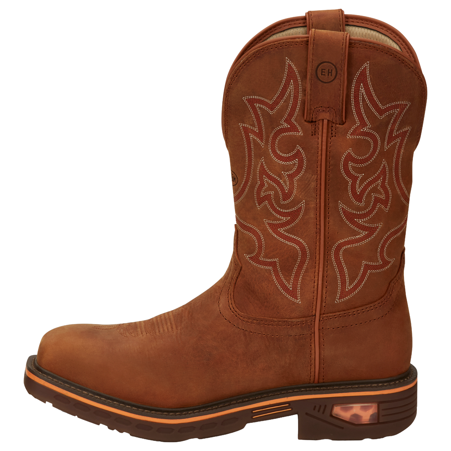 Justin Men's Resistor Russet Brown 11" Waterproof Nano Comp Toe Work Boot CR4016