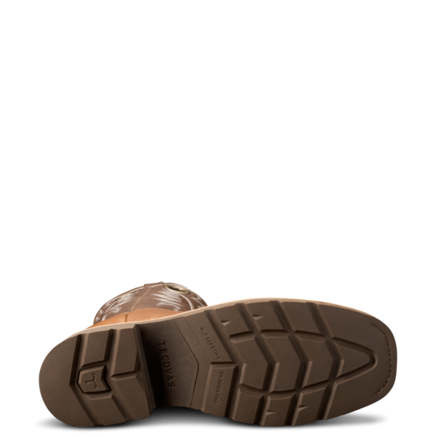 Tecovas Men's The LongHaul Saddle & Fossil Waterproof Composite Toe Work Boot 11144-RST