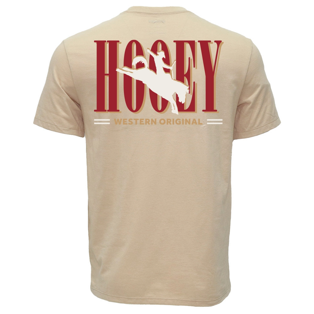 Hooey Men's 'Wild Ride' Tan Graphic T-Shirt HT2672TN