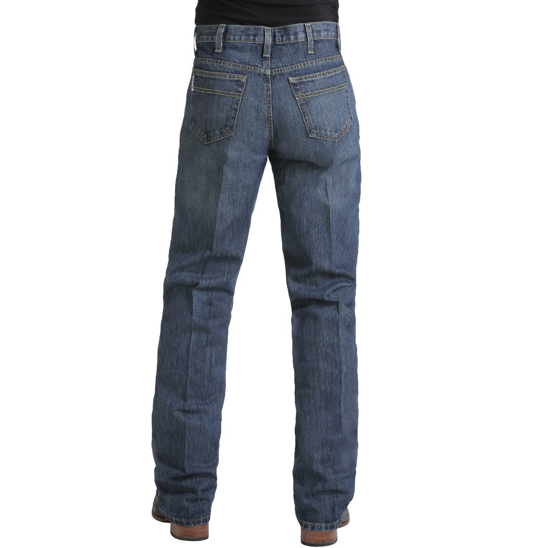 Cinch Men's White Label Dark Stone Indigo Straight Leg Jean MB92834013