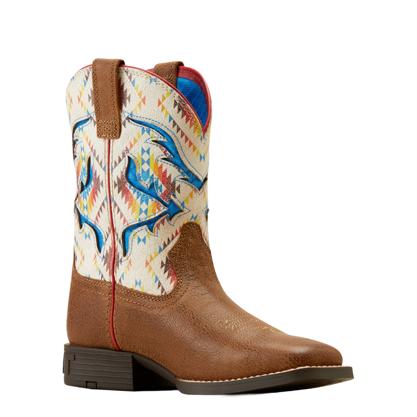 Ariat Youth San Angelo Aztec Toasty Tan Western Boot 10050882