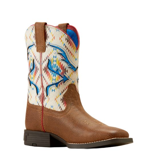 Ariat Youth San Angelo Aztec Toasty Tan Western Boot 10050882