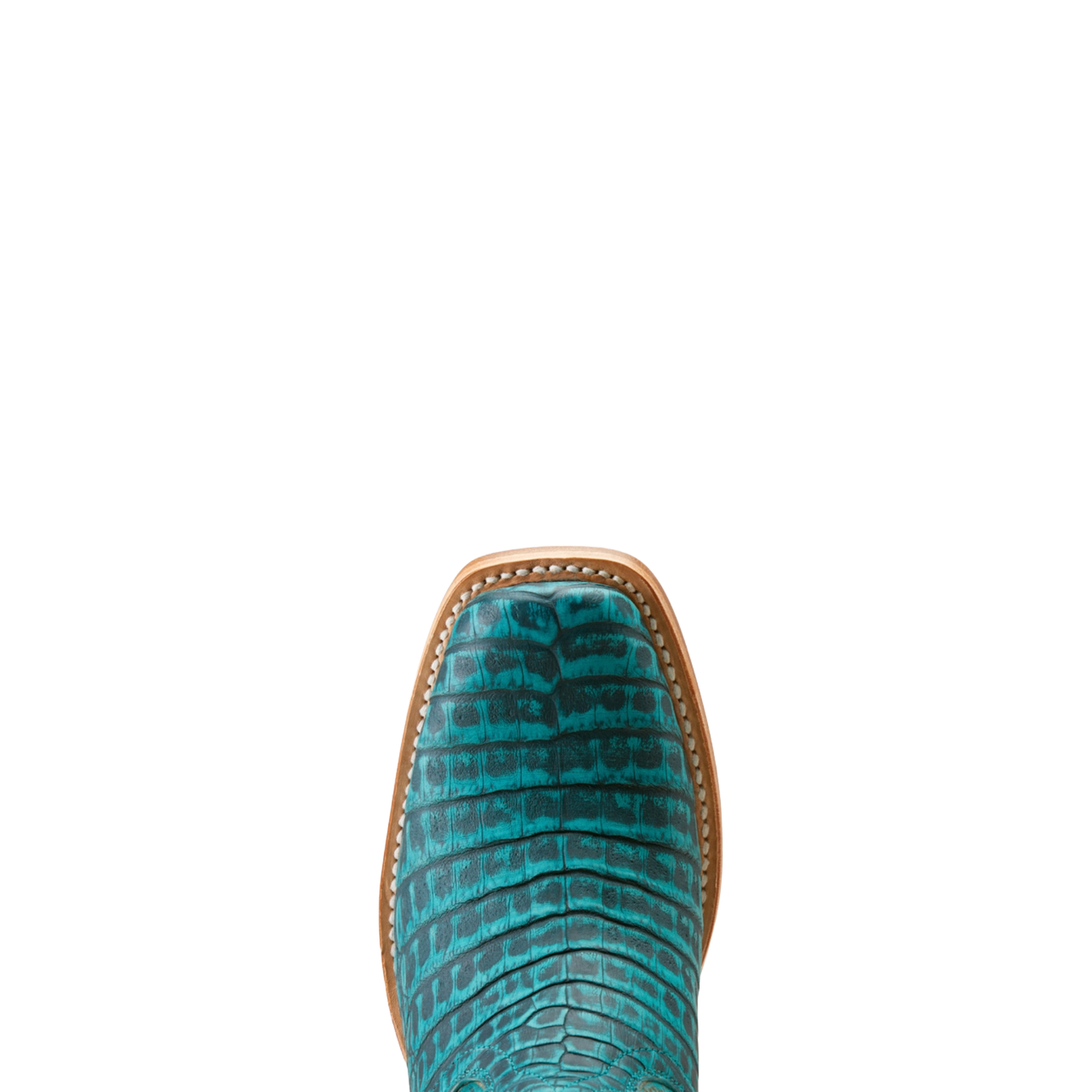 Ariat Ladies Futurity Sueded Caiman Belly Turquoise Western Boot 10050967