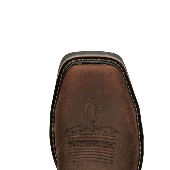 Justin Men's Driller Yam Orange Water Buffalo Western Boot SE3117