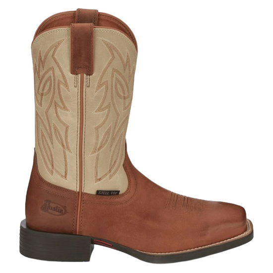 Justin Men's Canter Bone Cowhide Leather Western Boot SE4511