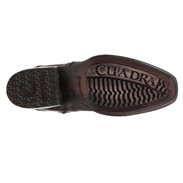 Cuadra Men's Honey Laser & Zipper Narrow Square Toe Western Boots CU851