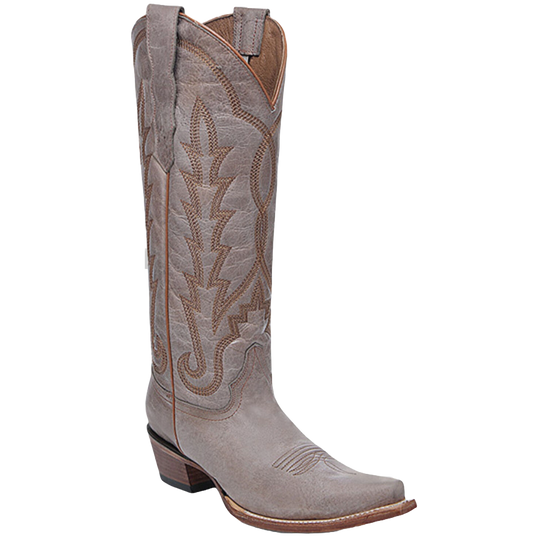 Circle G By Corral Ladies Sand Western Embroidery Tall Boots L6281