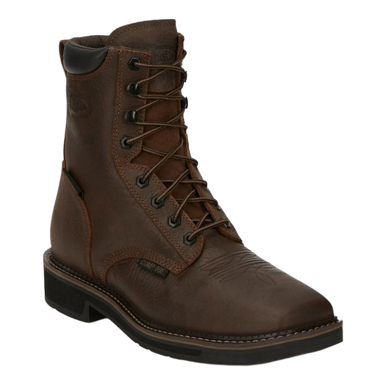 Justin Men's Driller Brown Water Buffalo Work Boot SE462