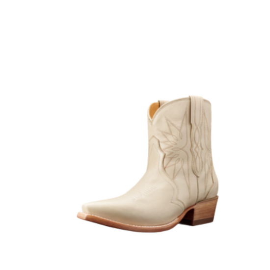 Tecovas Ladies The Lynn Western Cream Bootie 20055CRE