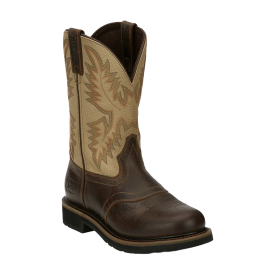 Justin Men's Superintendent Bone White Western Boot SE4660