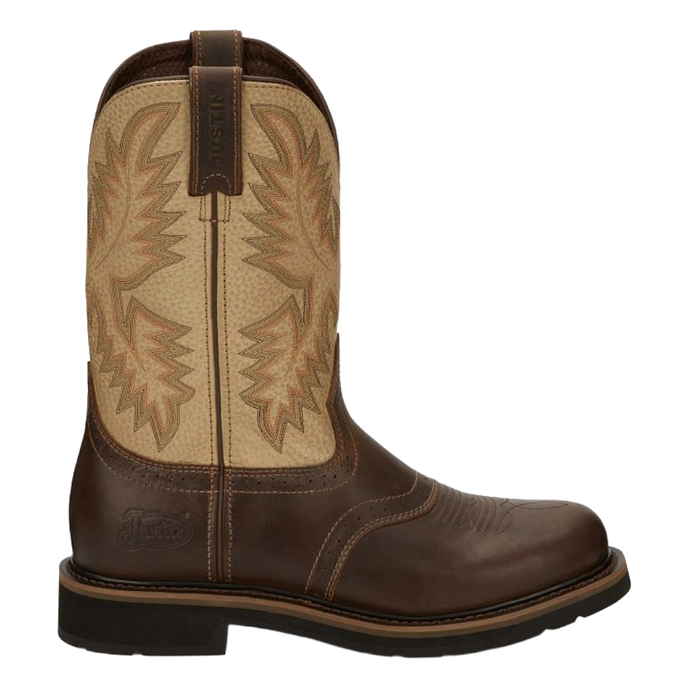 Justin Men's Superintendent Bone White Western Boot SE4660