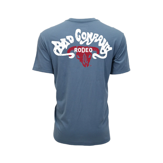 Hooey Men's Bad Company Dark Denim Logo Graphic T-Shirt HT1832DE