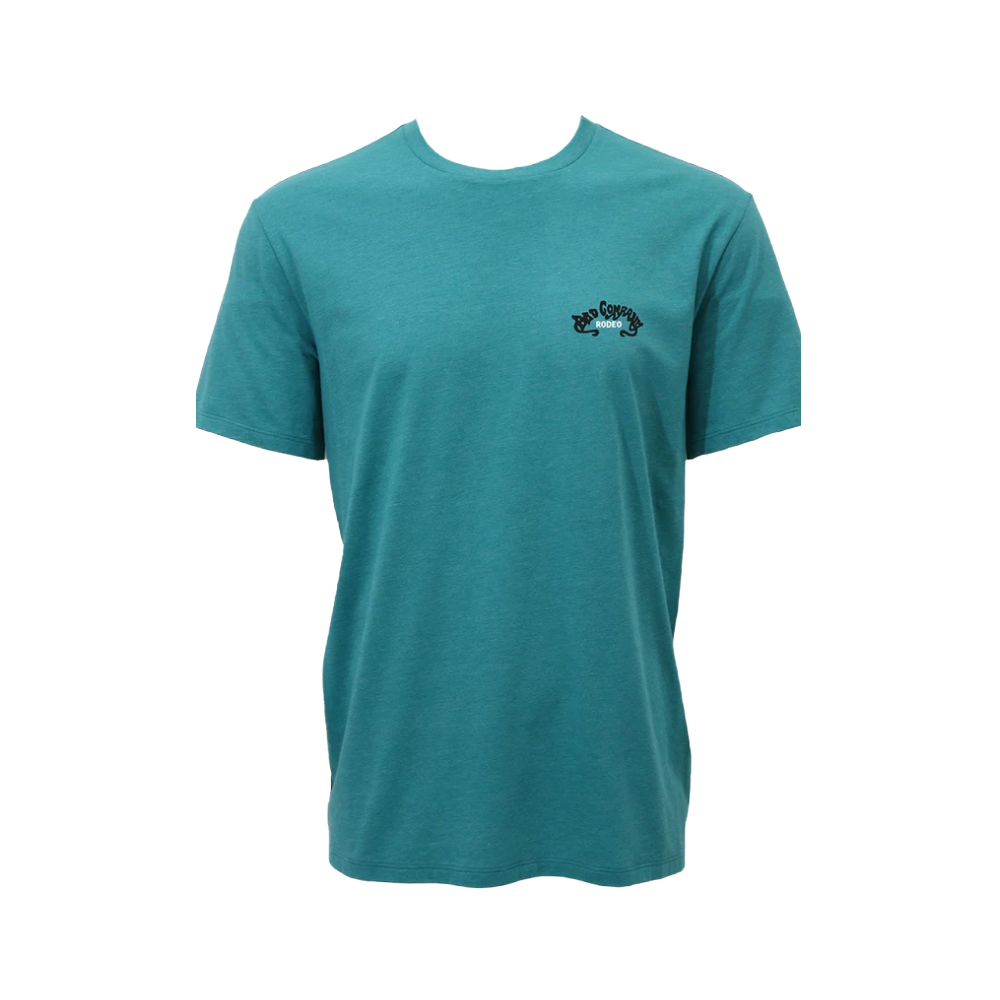 Hooey Men's Bad Company Teal 'Bad To The Bone' Graphic T-Shirt HT1835TL