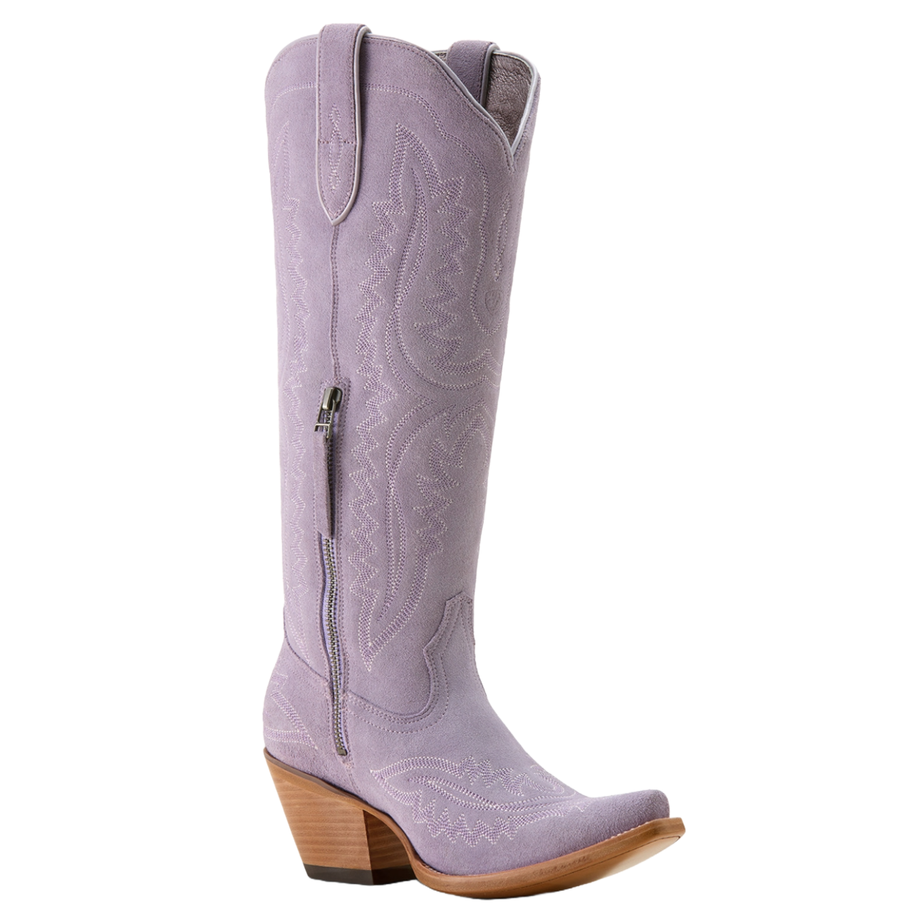 Ariat Ladies Casanova Misty Lavender Suede Western Boot 10063994