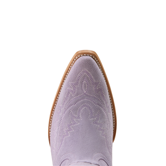 Ariat Ladies Casanova Misty Lavender Suede Western Boot 10063994