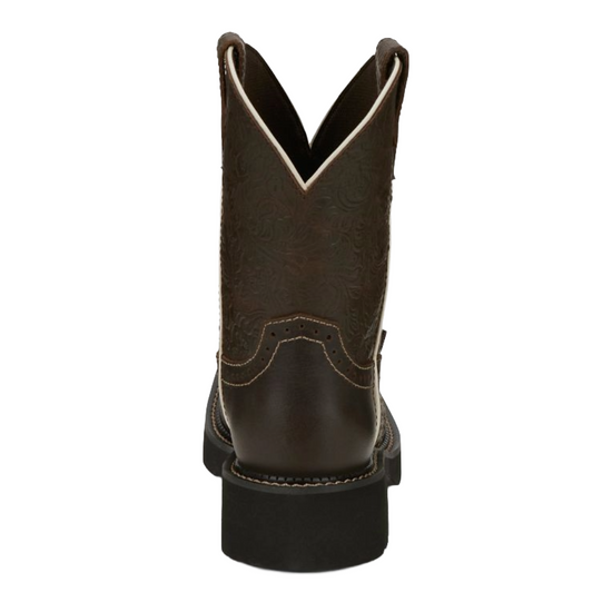 Justin Ladies Mandra Brown Water Buffalo Western Boot GY9618