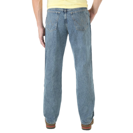 Wrangler Men's Rugged Wear® Grey Indigo Relaxed Denim Jeans 35001GI